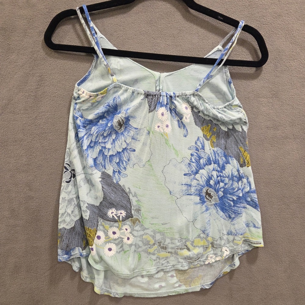 Old Navy Floral Ruffle Cami Tank Top Womens Size Small Fairycore Romantic Casual - Picture 2 of 8